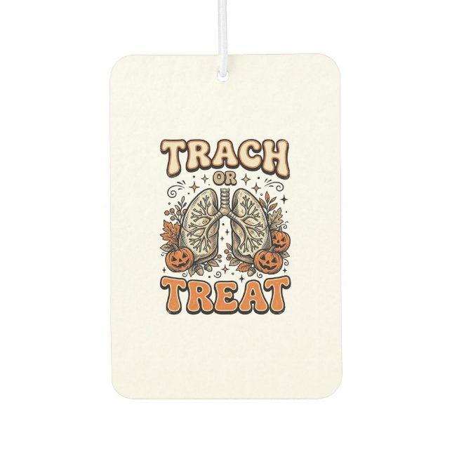 Désodorisant Pour Voiture Conception de trachéotomie pour infirmière Hallowe (Devant)