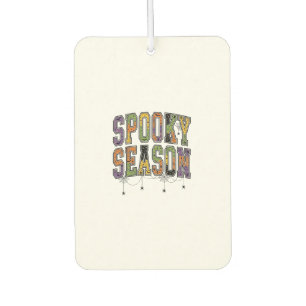 Désodorisant Pour Voiture Conception de typographie Halloween vintage de sai
