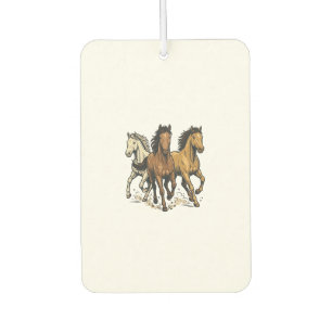 Désodorisant Pour Voiture Conception de vecteur d'art de chevaux de course v