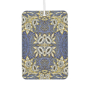 Désodorisant Pour Voiture Conception de William Morris Tulipe Saules Bleu et
