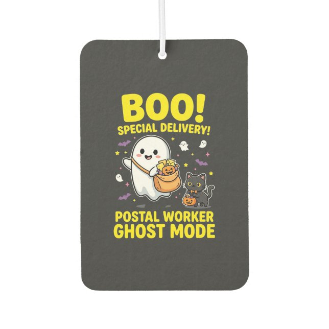 Désodorisant Pour Voiture Conception d'Halloween pour les travailleurs posta (Devant)