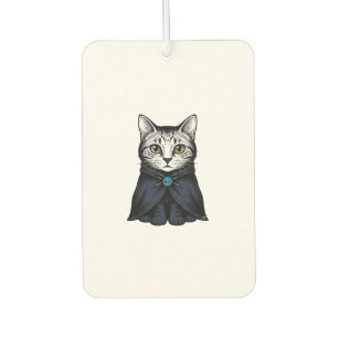 Désodorisant Pour Voiture Conception d'illustration de portrait de chat de g