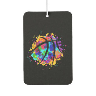 Désodorisant Pour Voiture Conception Graphique de Basket-ball Vintage Basket
