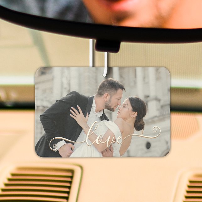 Désodorisant Pour Voiture Conception photo personnalisée Votre amour personn (Custom photo design air freshener)