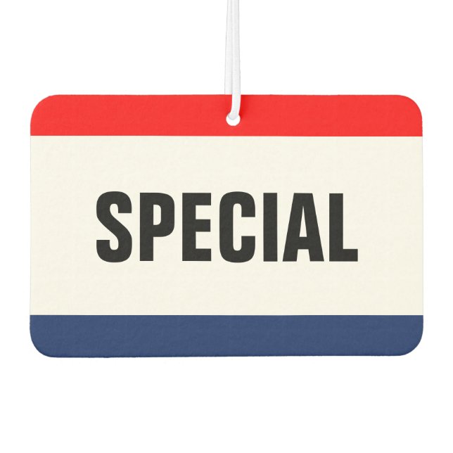 Désodorisant Pour Voiture Concessionnaire automobile Promotion spéciale pers (Devant)