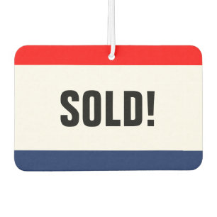 Désodorisant Pour Voiture Concessionnaire automobile Promotion vendue person