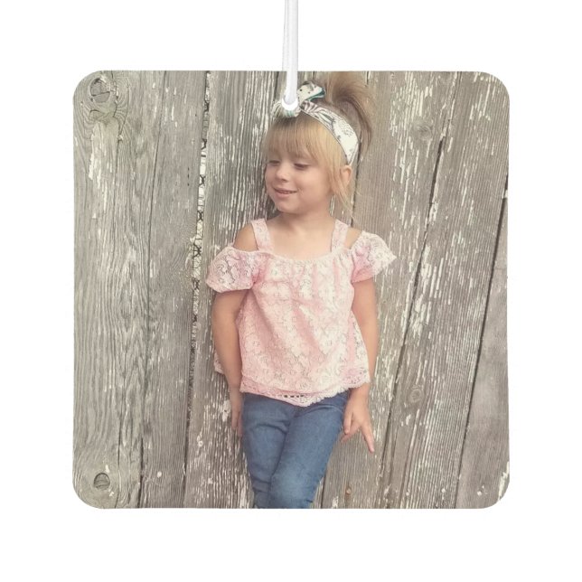 Désodorisant Pour Voiture Concevez votre propre voiture photo personnalisée (Devant)