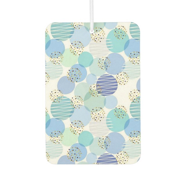 Désodorisant Pour Voiture Confetti bleu (Devant)