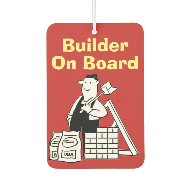 Désodorisant Pour Voiture Constructeur à bord Van Builder (Devant)