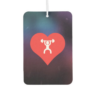 Désodorisant Pour Voiture Cool Équipement de levage de poids Picto