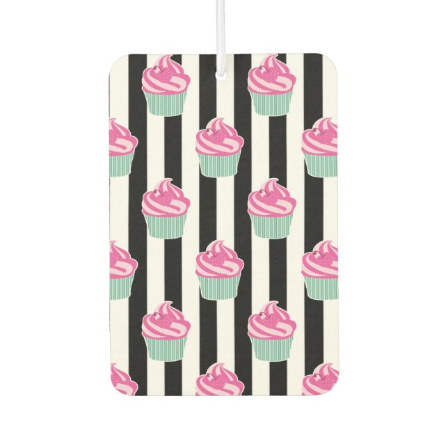 Désodorisant Pour Voiture Cool tendance noir et blanc (Devant)