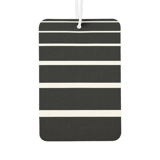 Désodorisant Pour Voiture Coque iphone à rayures noir et blanc (Dos)