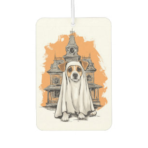 Désodorisant Pour Voiture Costume de chien fantôme effrayant