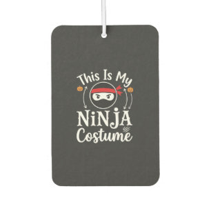 Désodorisant Pour Voiture Costume de ninja drôle Design Halloween_1