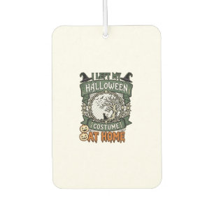 Désodorisant Pour Voiture Costume Halloween Gauche Arbre Chat Citrouilles_1