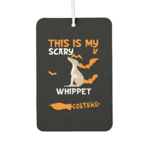 Désodorisant Pour Voiture Costume Whippet Halloween Lazy Effrayant Chien T-s