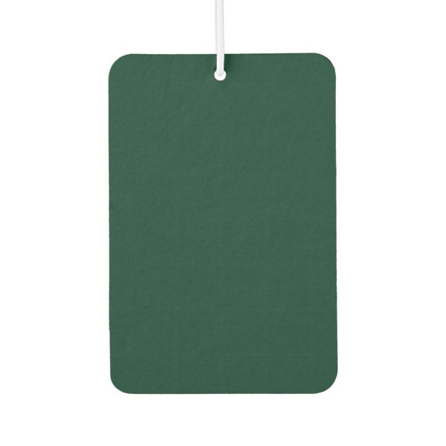 Désodorisant Pour Voiture Couleur solide vert foncé (Devant)