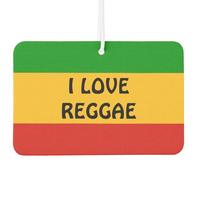 Désodorisant Pour Voiture COULEURS RASTAFARI + vos idées (Devant)