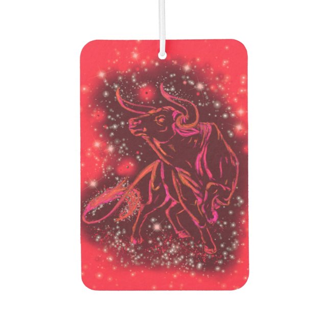 Désodorisant Pour Voiture Courir Red Bull Air Freshener Dans La Nuit étoilée (Devant)