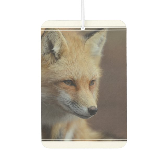 Désodorisant Pour Voiture Couteau Renard rouge (Devant)