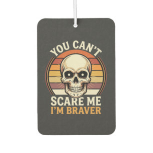 Désodorisant Pour Voiture Crâne Halloween plus courageux Design d'Horreur Ré