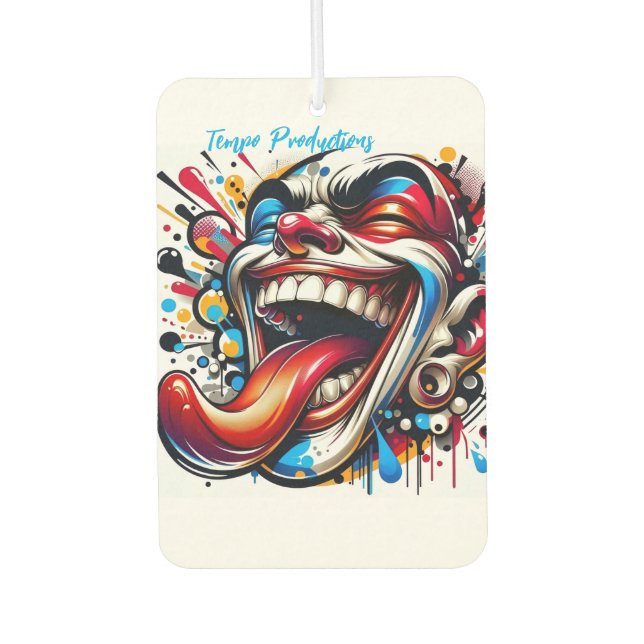 Désodorisant Pour Voiture Crazy clown car air freshener  (Devant)
