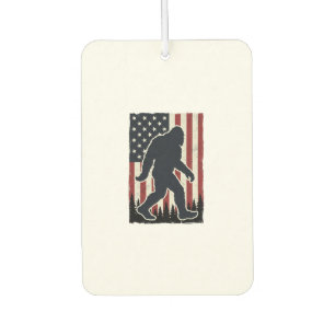 Désodorisant Pour Voiture Créature Sauvage Patriotique Drapeau Vintage Vecte