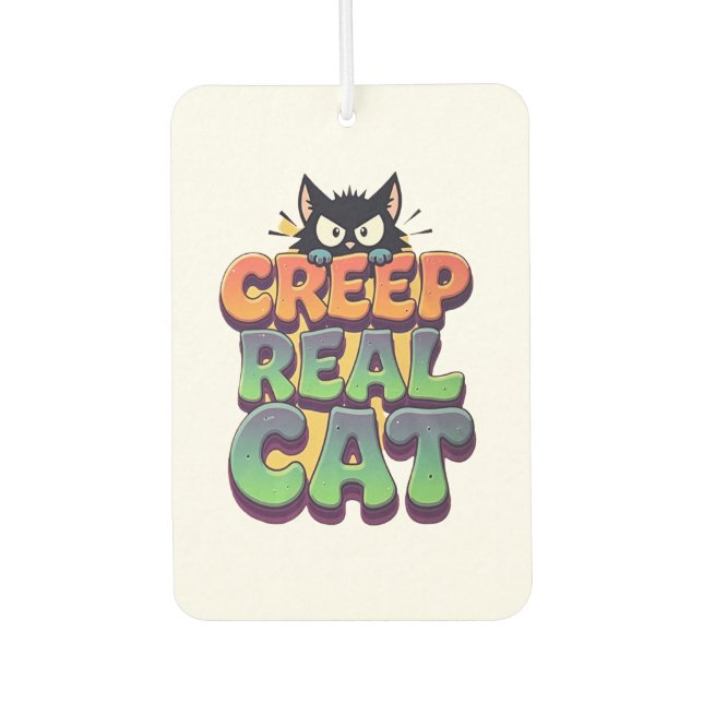 Désodorisant Pour Voiture Creep It Real Cat (Devant)