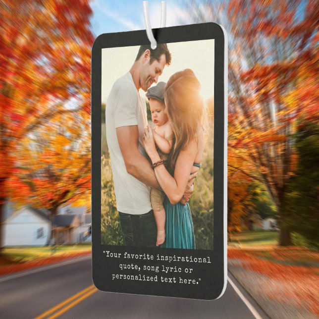 Désodorisant Pour Voiture Créer votre propre photo de devis personnalisée (Créateur téléchargé)