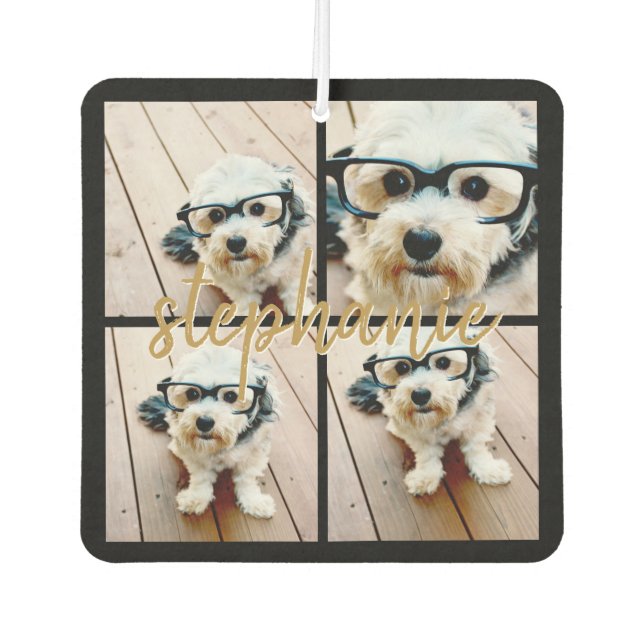 Désodorisant Pour Voiture Créez votre propre collection de photos 4 - Nom du (Devant)