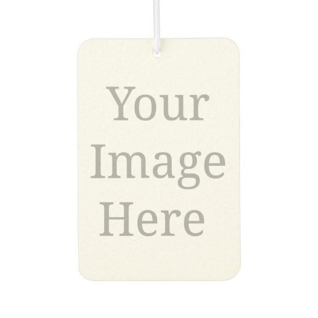 Désodorisant Pour Voiture Créez votre propre personnalisation (Devant)