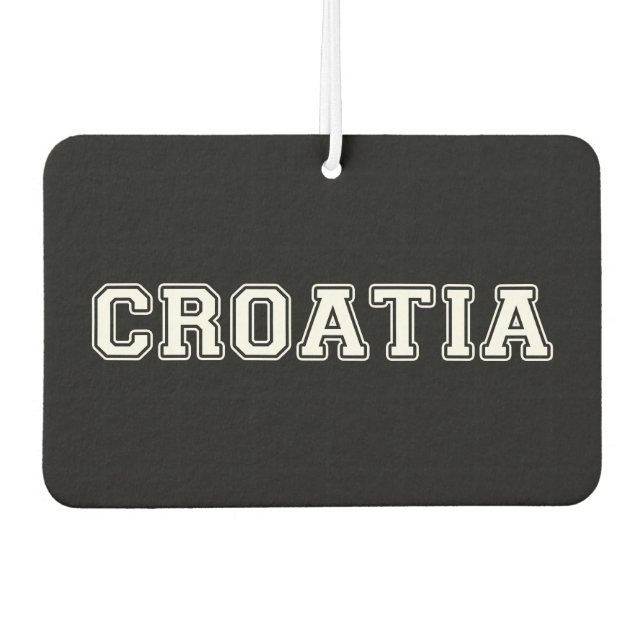 Désodorisant Pour Voiture Croatie (Devant)