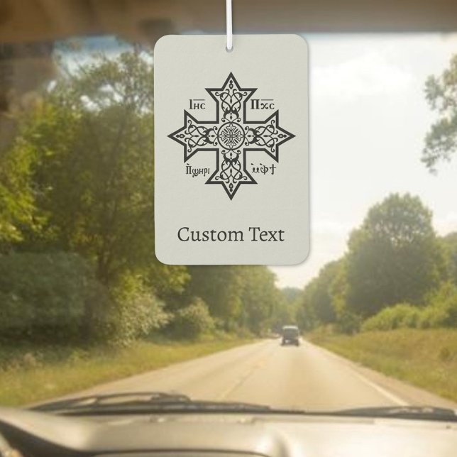 Désodorisant Pour Voiture Croix copte (Créateur téléchargé)
