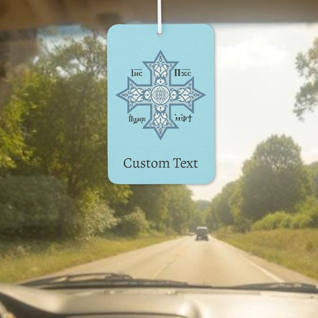 Désodorisant Pour Voiture Croix copte (Créateur téléchargé)