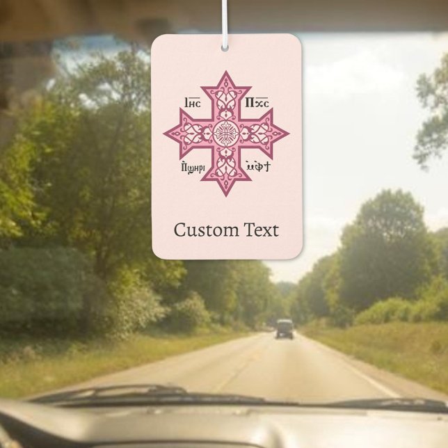 Désodorisant Pour Voiture Croix copte (Créateur téléchargé)