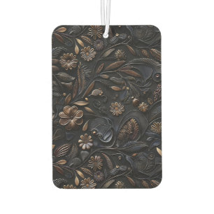 Désodorisant Pour Voiture Cuir noir vintage tapis de plancher de voiture en 