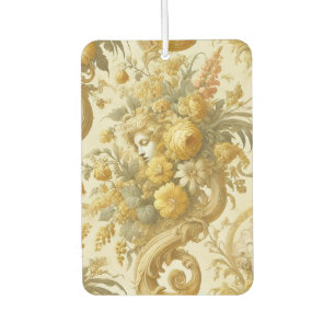 Désodorisant Pour Voiture Culte d'or - Coussin floral baroque