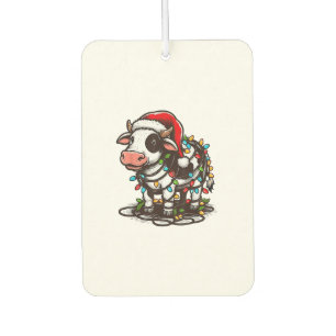 Désodorisant Pour Voiture Cute Cow Xmas Enfants Ado Garçon
