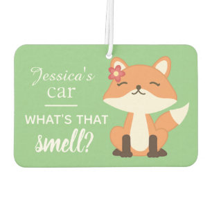 Désodorisant Pour Voiture Cute Fox Sniffer l'air personnalisé
