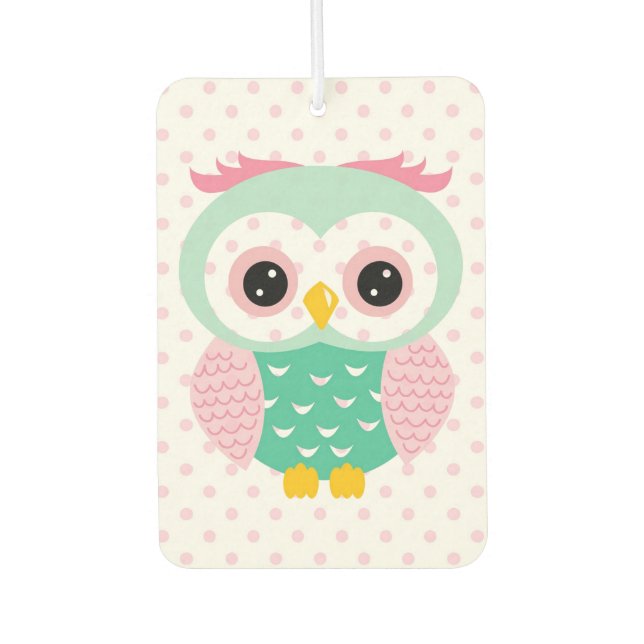 Désodorisant Pour Voiture Cute Owl (Devant)