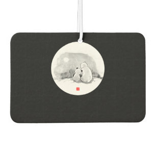 Désodorisant Pour Voiture Cute Panda Et Amoureux des animaux Ours Polaire