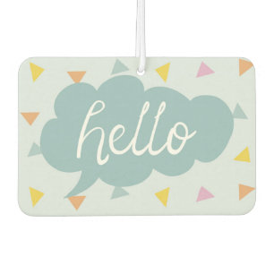 Désodorisant Pour Voiture Cute Pastel Hello