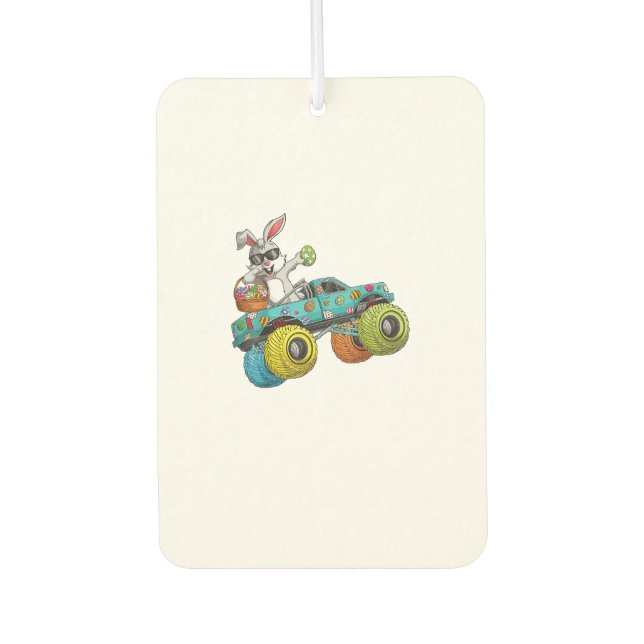 Désodorisant Pour Voiture Dabbing Bunny Happy Easter Monster Truck Lovers Ki (Devant)