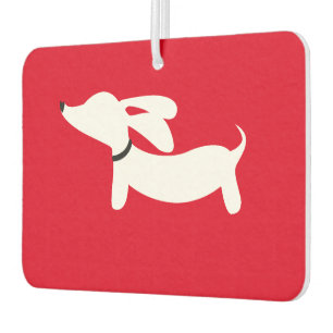 Désodorisant Pour Voiture Dachshund Heart Air Freshener