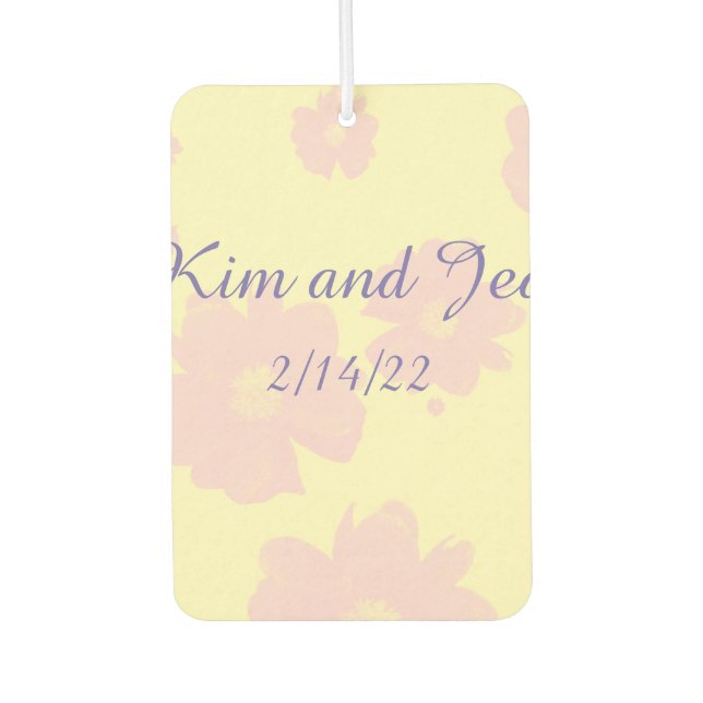 Désodorisant Pour Voiture Daisy Mariage Range Voiture Air Freshener (Devant)