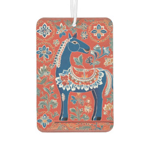 Désodorisant Pour Voiture Dala suédoise Horse Air Freshener Dalmålning Style