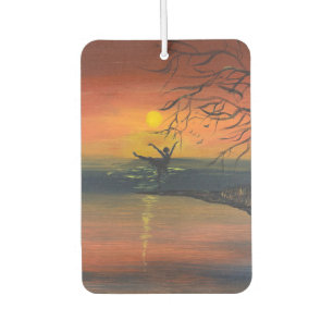 Désodorisant Pour Voiture Danse dans la lueur du coucher de soleil œuv