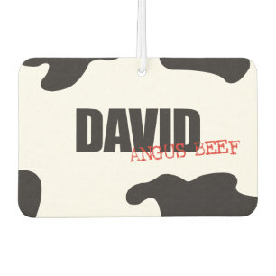 Désodorisant Pour Voiture David "Angus Beef" Fraîcheur d'air tendance