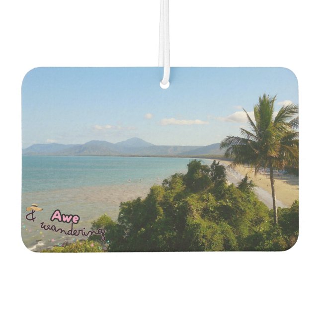 désodorisant pour voiture de plage de Cairns (Devant)