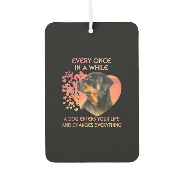 Désodorisant Pour Voiture De Temps En Temps Un Chien Entre Dans Votre Chaudi (Devant)